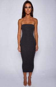 In Style Maxi Dress - Charcoal sold by Babyboo Fashion