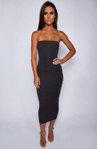 In Style Maxi Dress - Charcoal sold by Babyboo Fashion