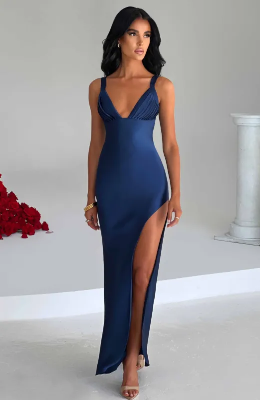 Hayley Maxi Dress - Navy sold by Babyboo Fashion
