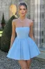 Katrina Mini Dress - Blue sold by Babyboo Fashion