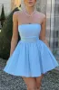 Katrina Mini Dress - Blue sold by Babyboo Fashion