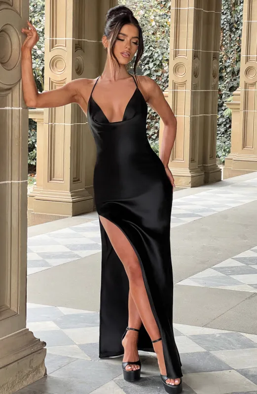 Kiandra Maxi Dress - Black sold by Babyboo Fashion