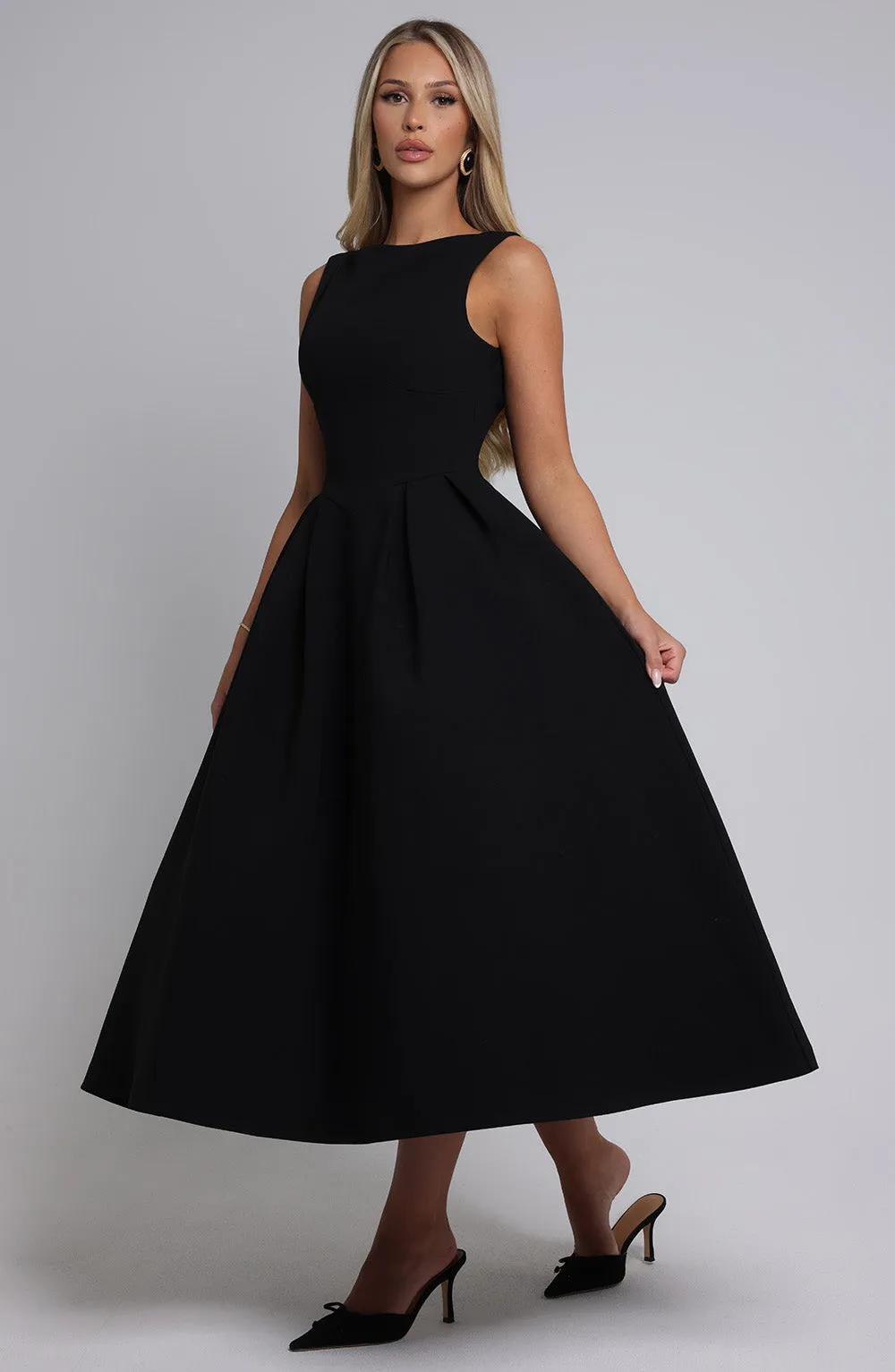 Clarabella Midi Dress - Black sold by Babyboo Fashion product image thumbnail 5