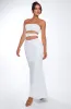 Milia Maxi Dress - White sold by Babyboo Fashion