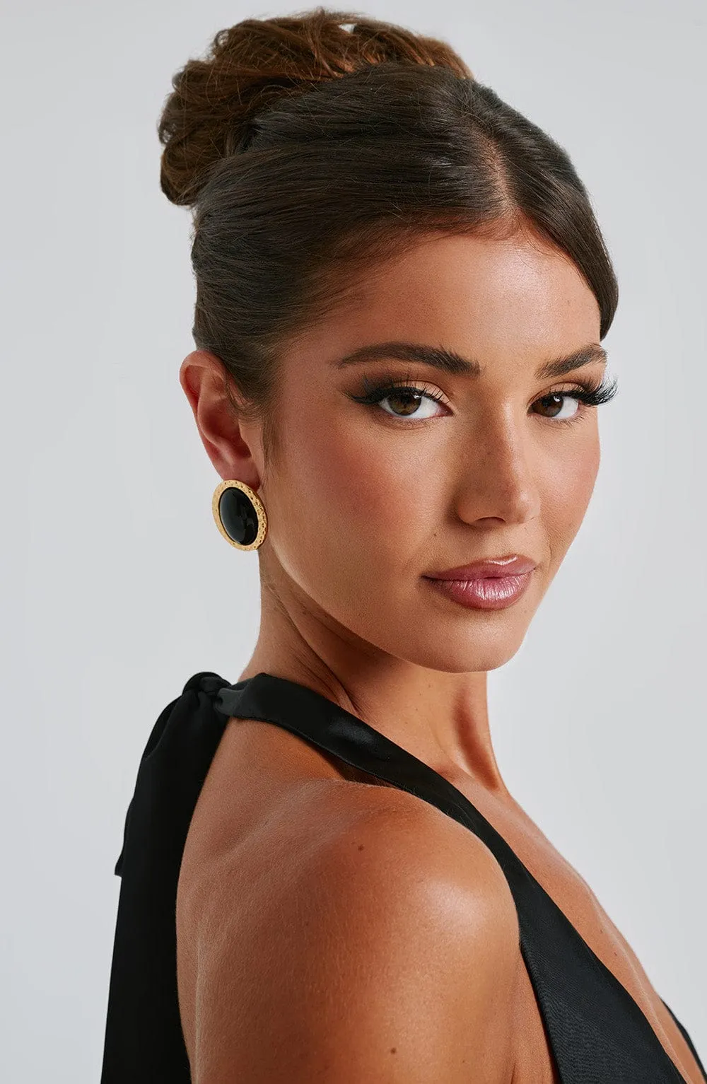 Eloise Earrings - Black/Gold sold by Babyboo Fashion product image thumbnail 2