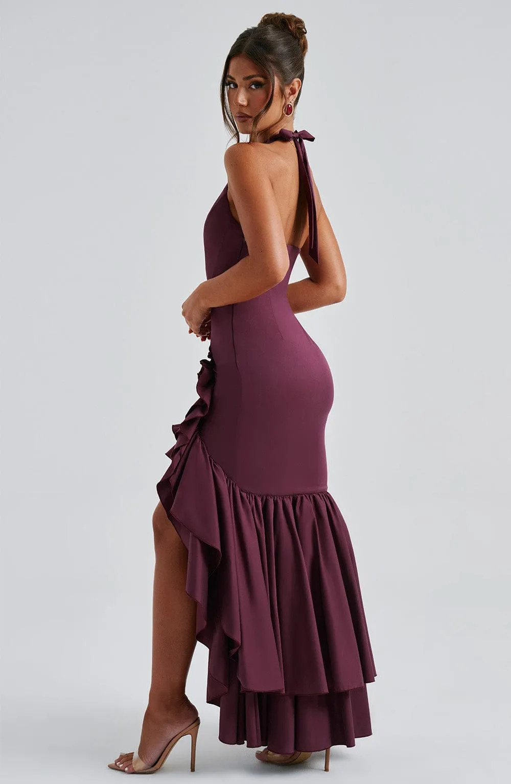 Veronique Maxi Dress - Cherry Lacquer sold by Babyboo Fashion product image thumbnail 3