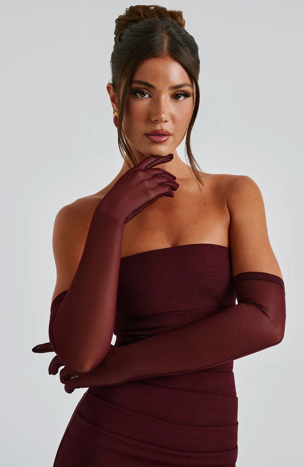 Eli Glove - Cherry Lacquer sold by Babyboo Fashion product image thumbnail 4