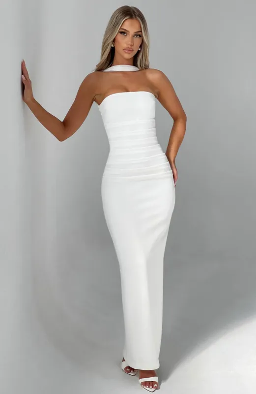 Yulia Maxi Dress - Ivory sold by Babyboo Fashion
