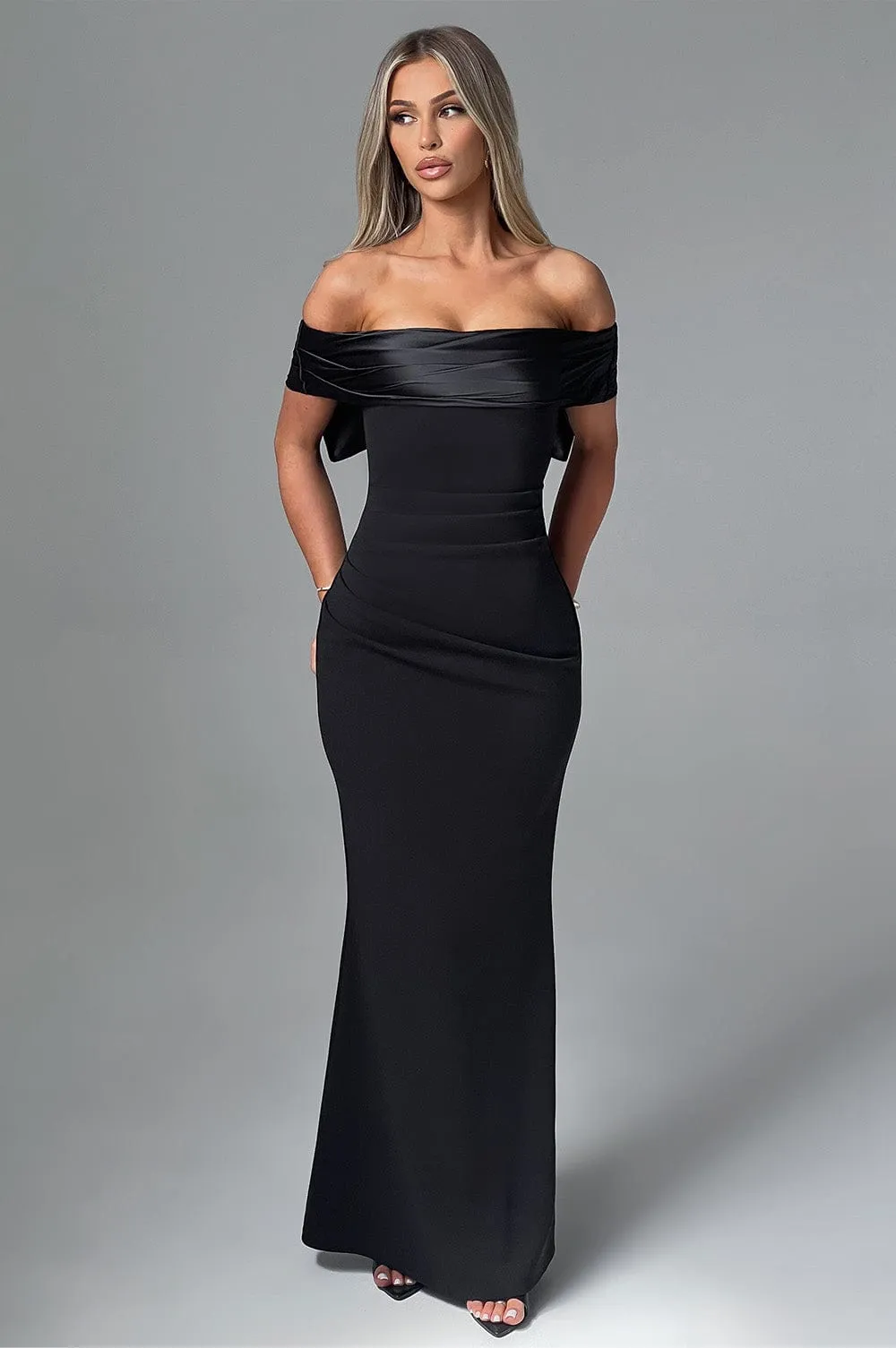 Joanna Maxi Dress - Black sold by Babyboo Fashion product image thumbnail 4