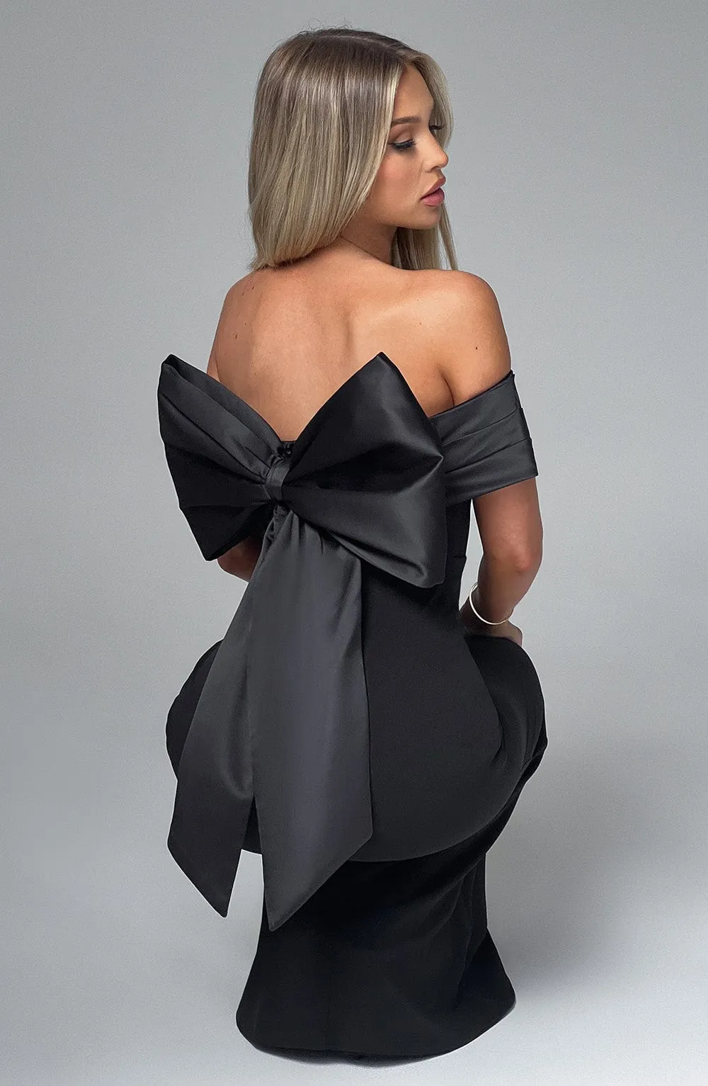 Joanna Maxi Dress - Black sold by Babyboo Fashion