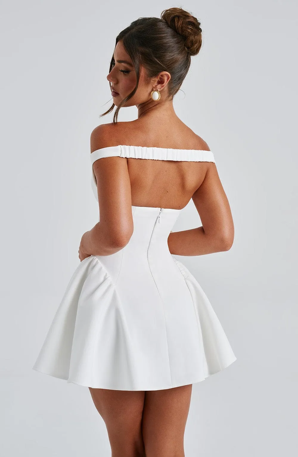 Marla Mini Dress - Ivory sold by Babyboo Fashion product image thumbnail 3