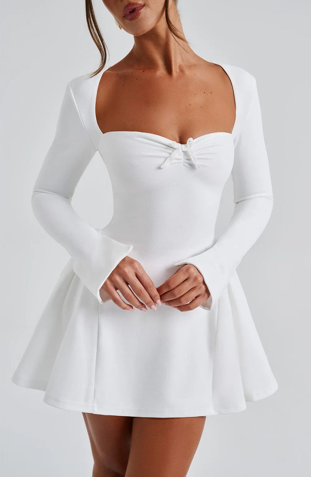 Megan Mini Dress - Ivory sold by Babyboo Fashion product image thumbnail 5