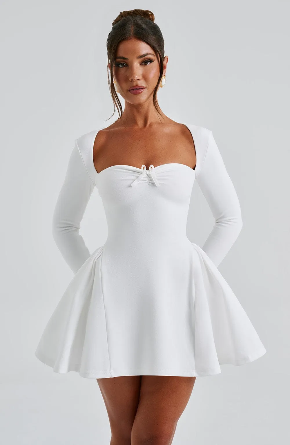 Megan Mini Dress - Ivory sold by Babyboo Fashion product image thumbnail 4