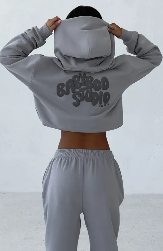 Studio Hoodie - Grey/Charcoal sold by Babyboo Fashion