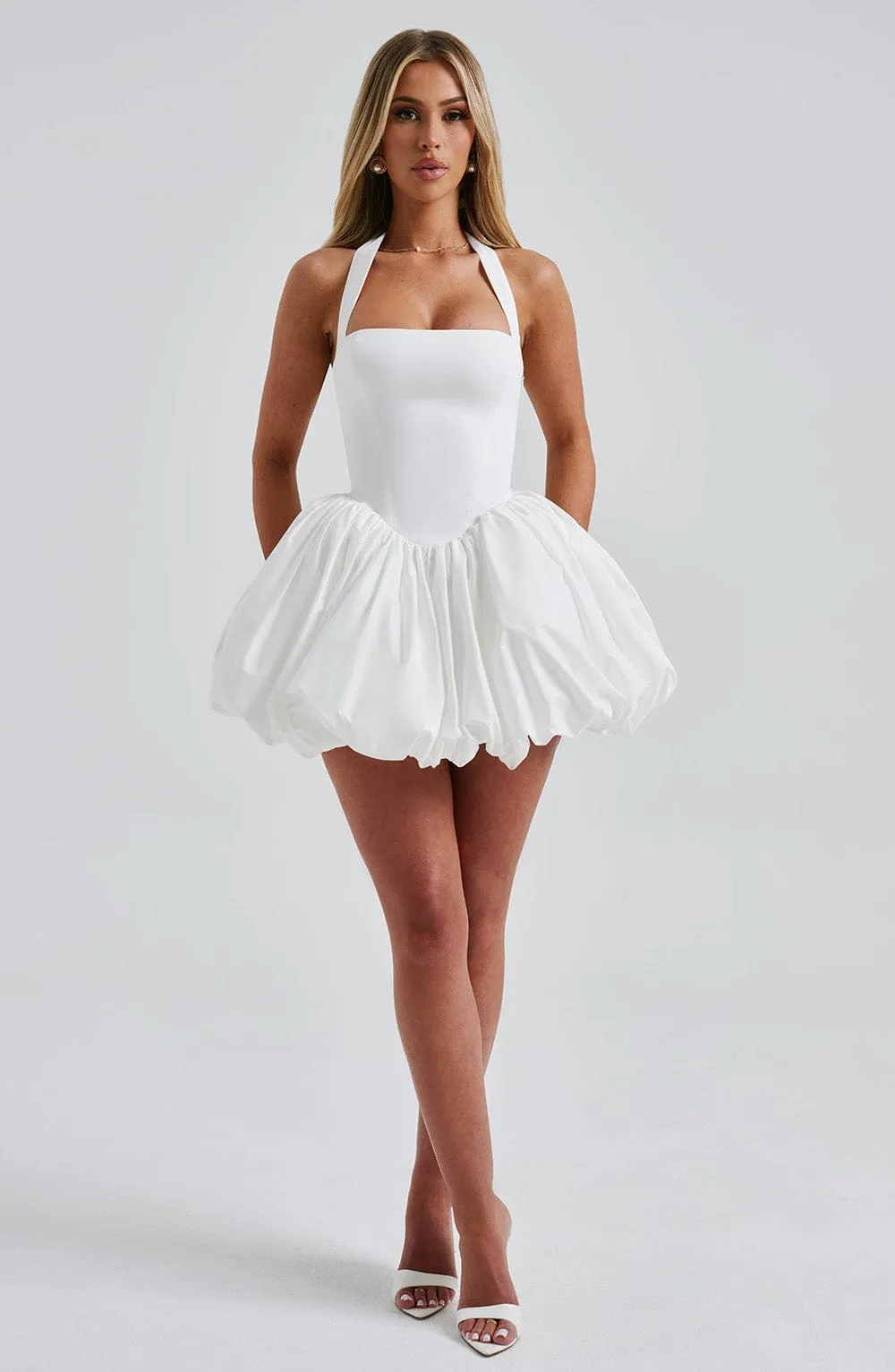 Maricia Mini Dress - Ivory sold by Babyboo Fashion product image thumbnail 4