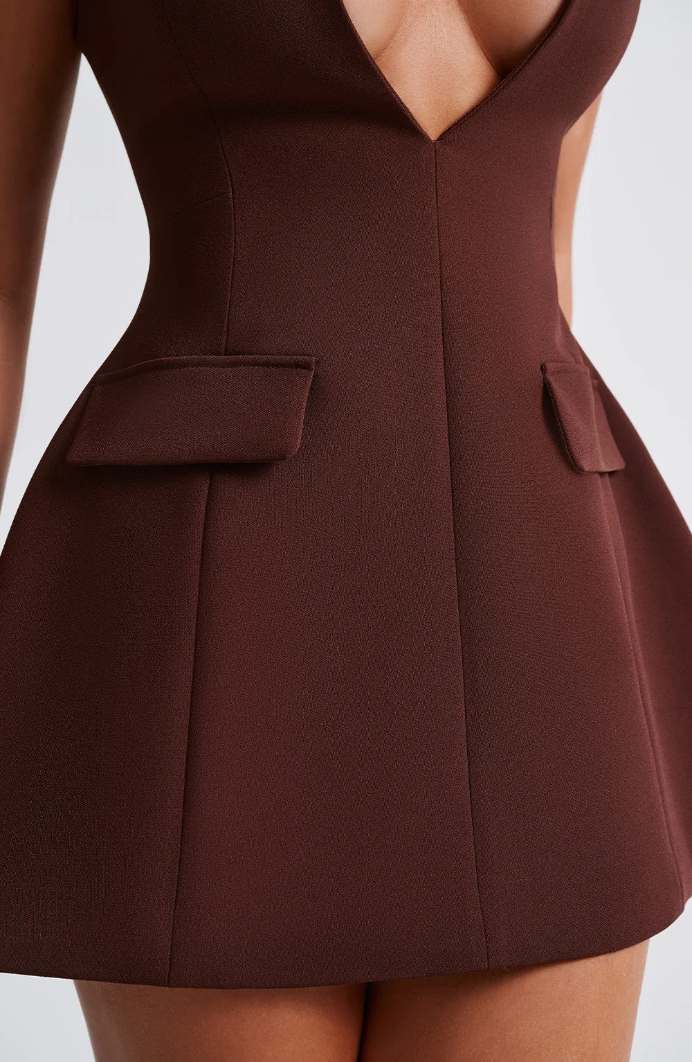 Suri Mini Dress - Brown sold by Babyboo Fashion product image thumbnail 5