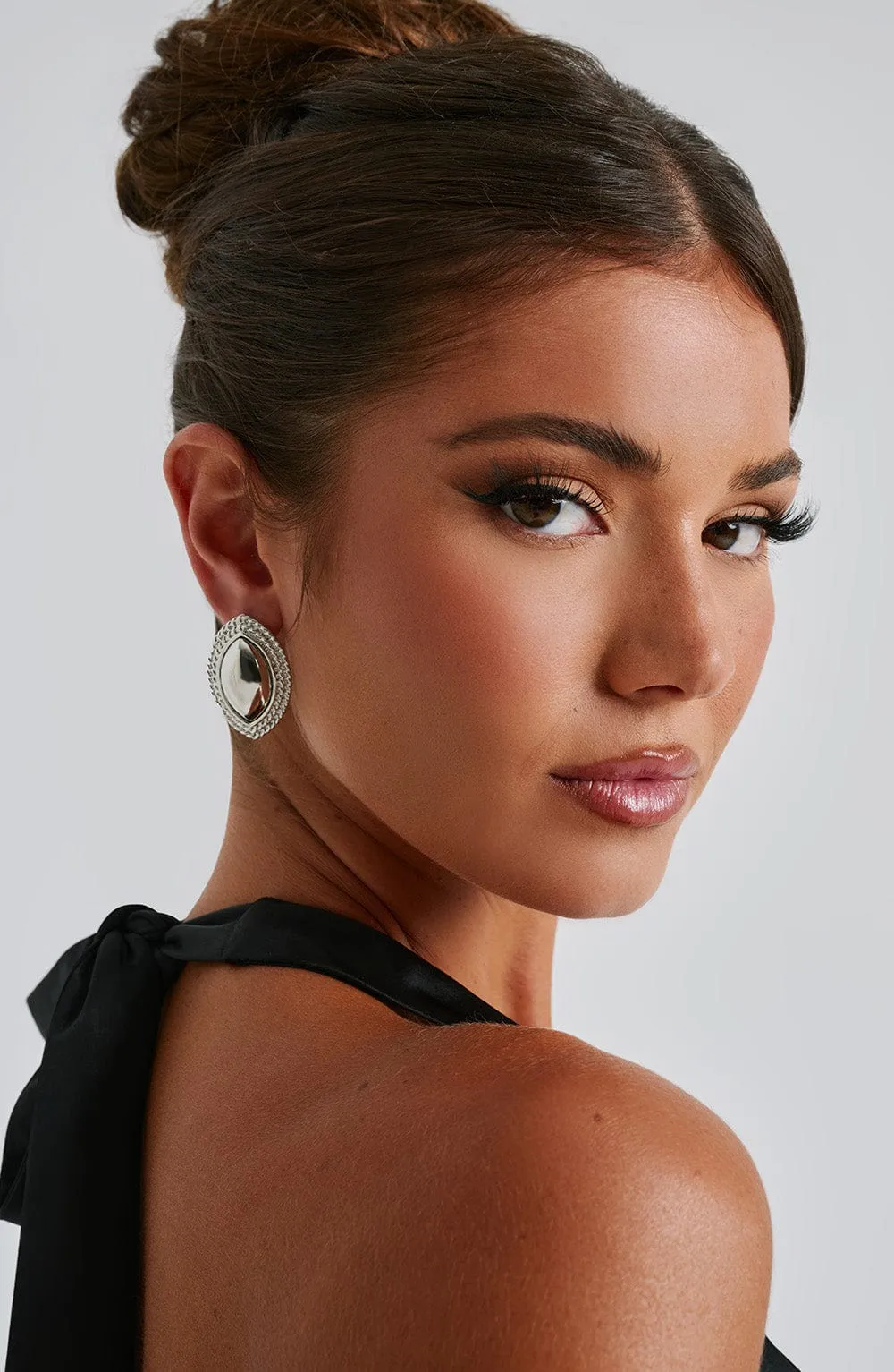 Azra Earrings - Silver sold by Babyboo Fashion product image thumbnail 2