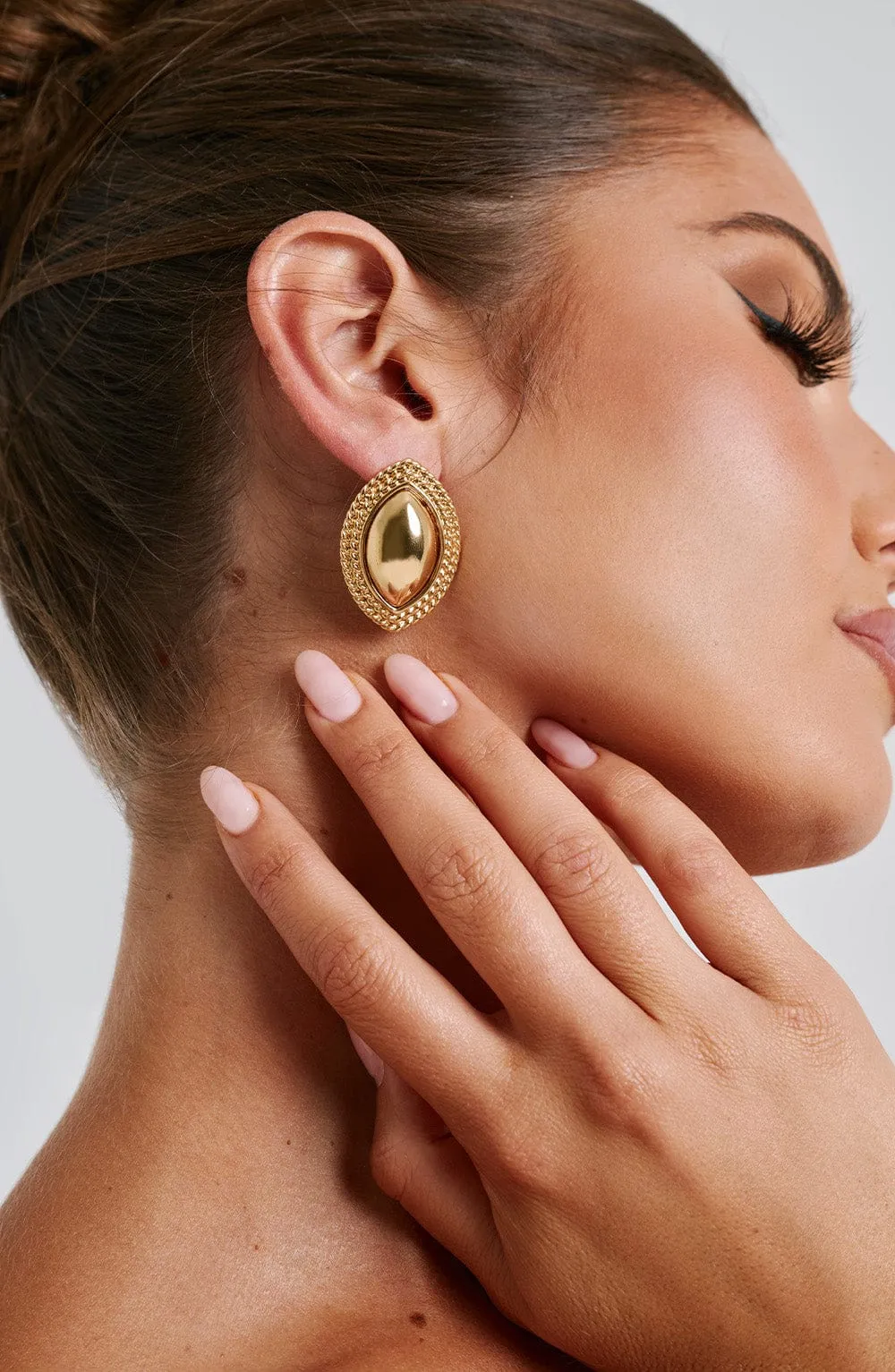 Azra Earrings - Gold sold by Babyboo Fashion product image thumbnail 3