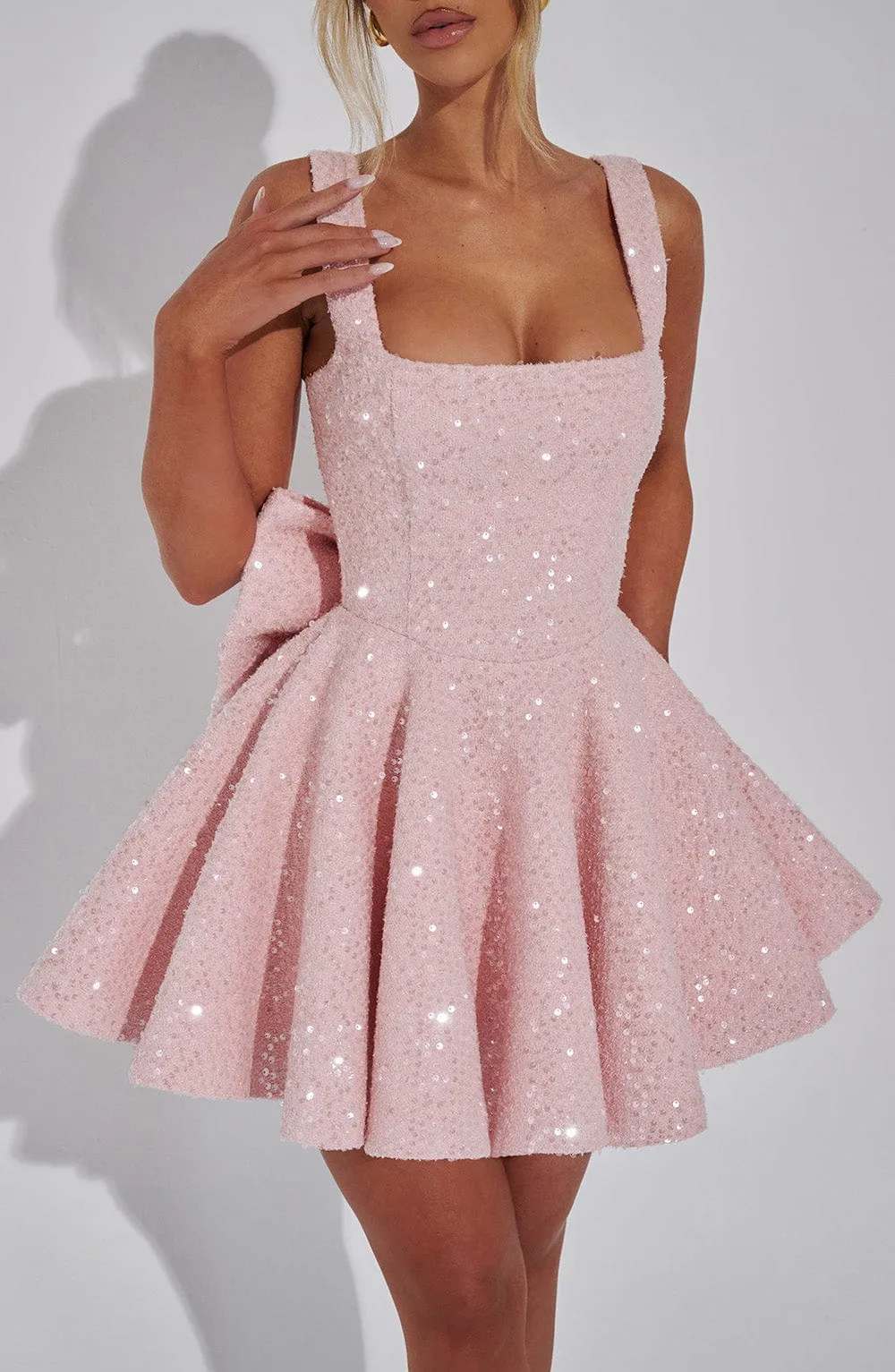 Dorothy Mini Dress - Blush sold by Babyboo Fashion product image thumbnail 3