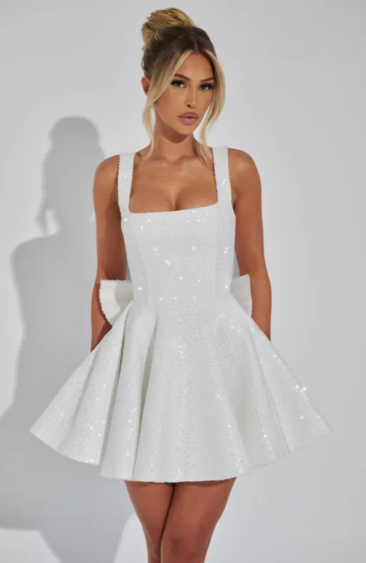 Dorothy Mini Dress - Ivory sold by Babyboo Fashion