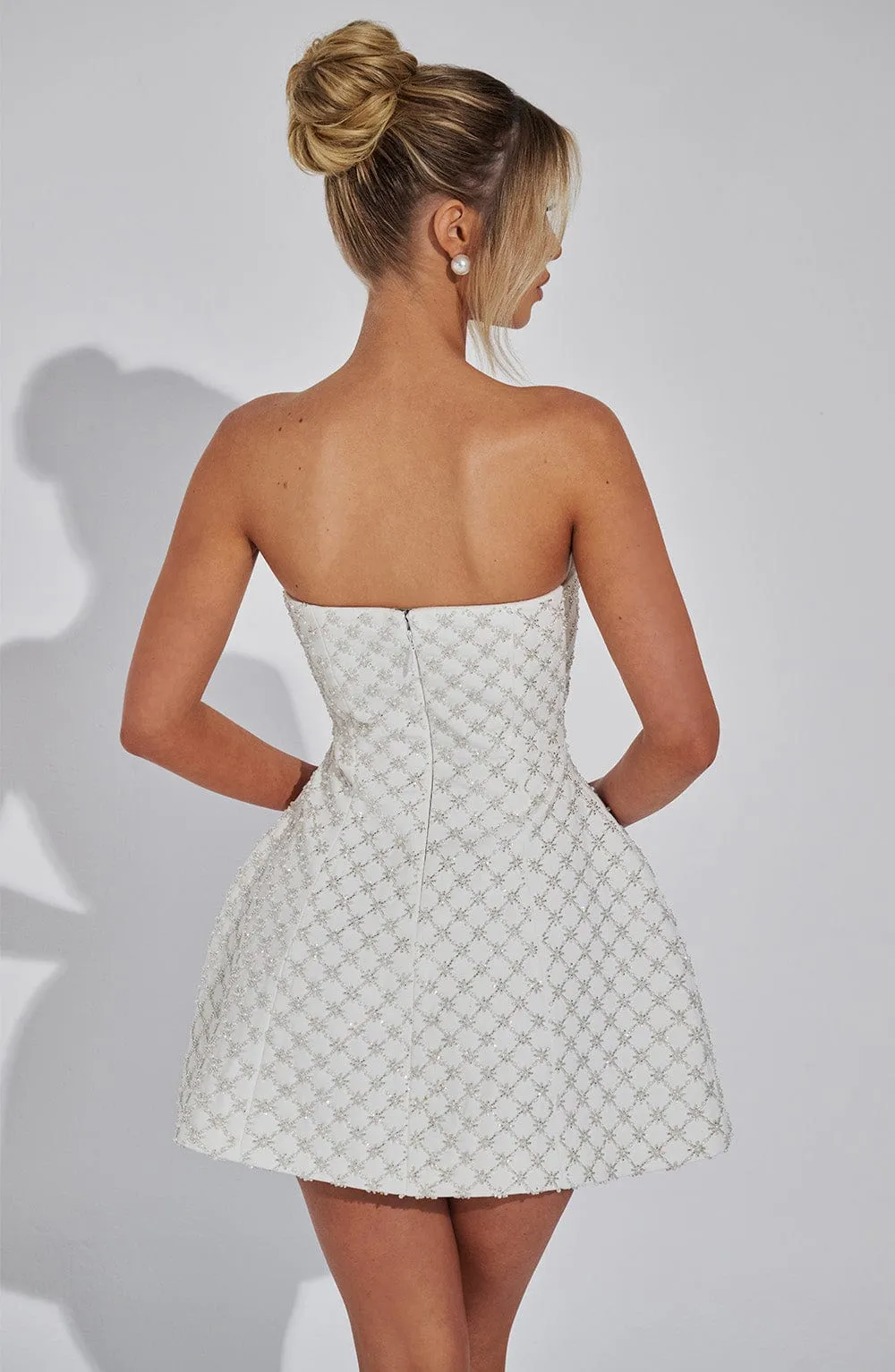 Beatrice Mini Dress - Ivory sold by Babyboo Fashion product image thumbnail 2