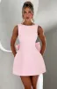 Carrie Mini Dress - Blush sold by Babyboo Fashion
