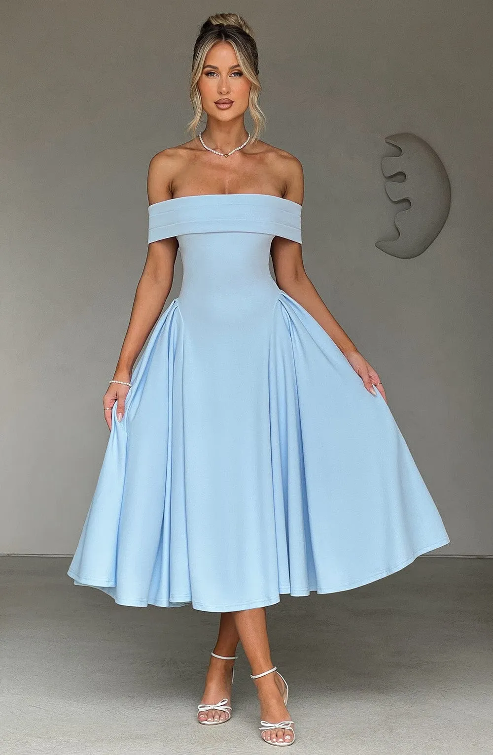 Miranda Midi Dress - Blue sold by Babyboo Fashion product image thumbnail 5