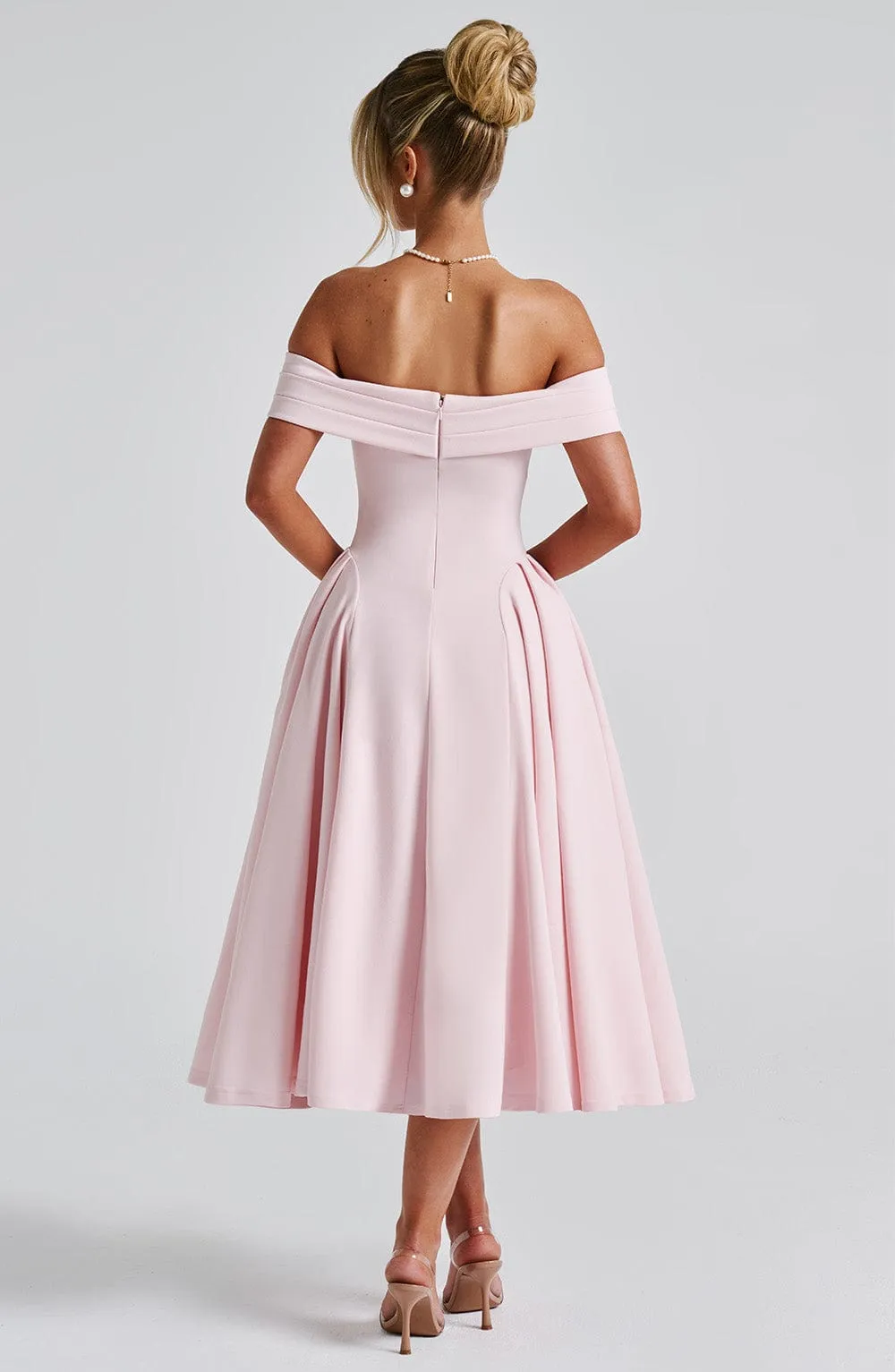 Miranda Midi Dress - Blush sold by Babyboo Fashion product image thumbnail 3
