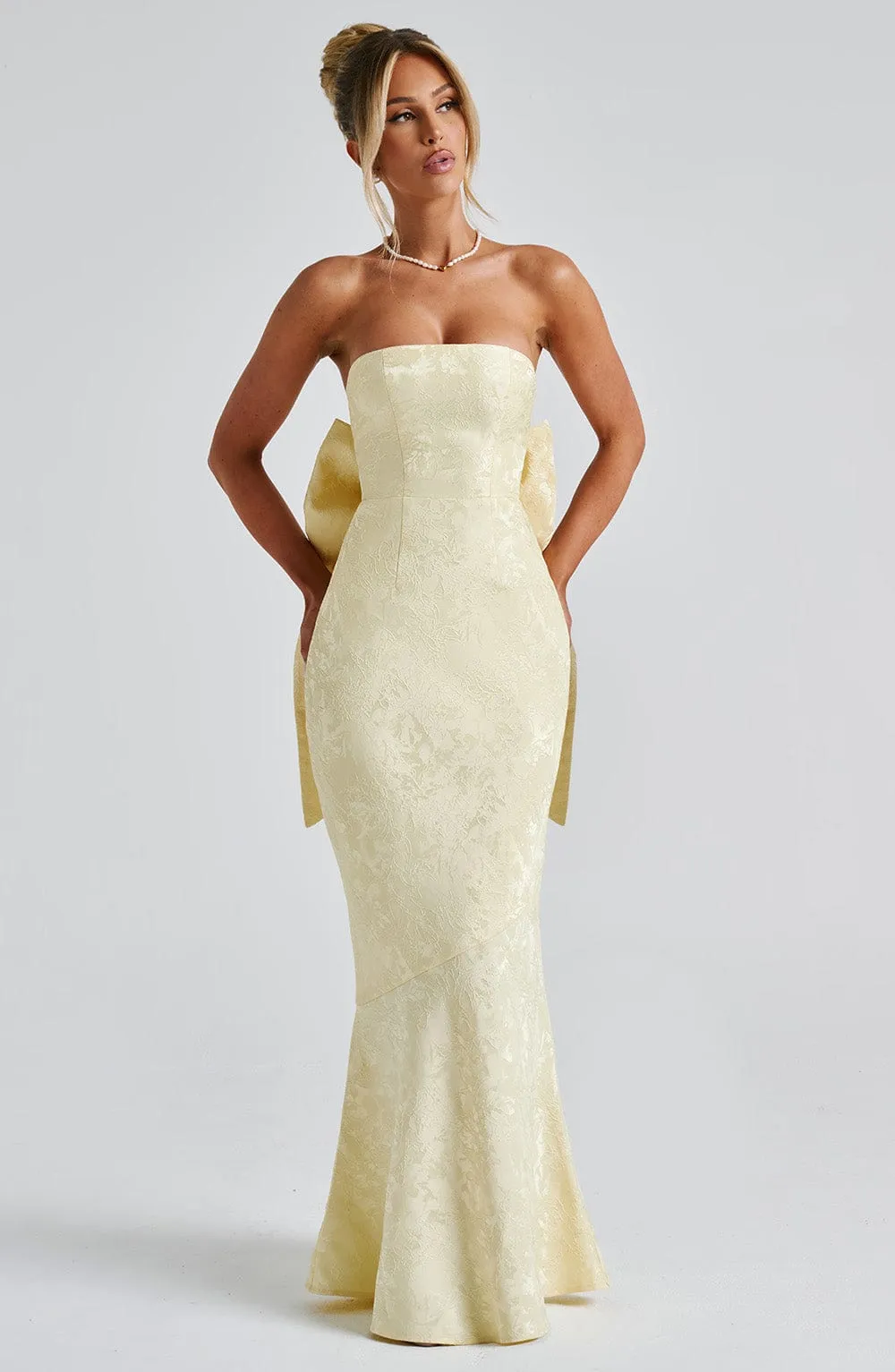 Felicity Maxi Dress - Lemon sold by Babyboo Fashion product image thumbnail 5