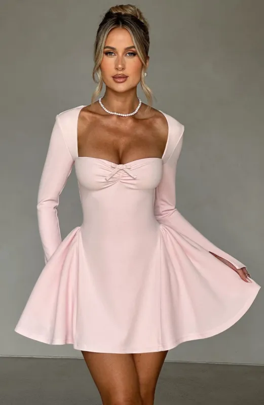 Megan Mini Dress - Blush sold by Babyboo Fashion