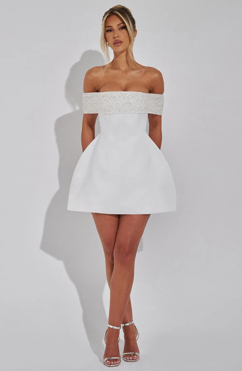 Noelle Mini Dress - Ivory sold by Babyboo Fashion product image thumbnail 4