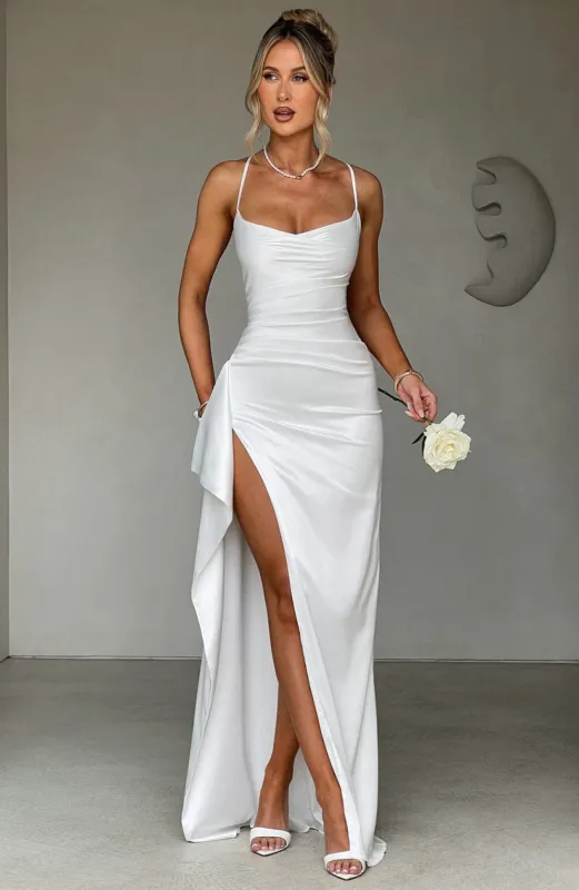 Helen Maxi Dress - Ivory sold by Babyboo Fashion