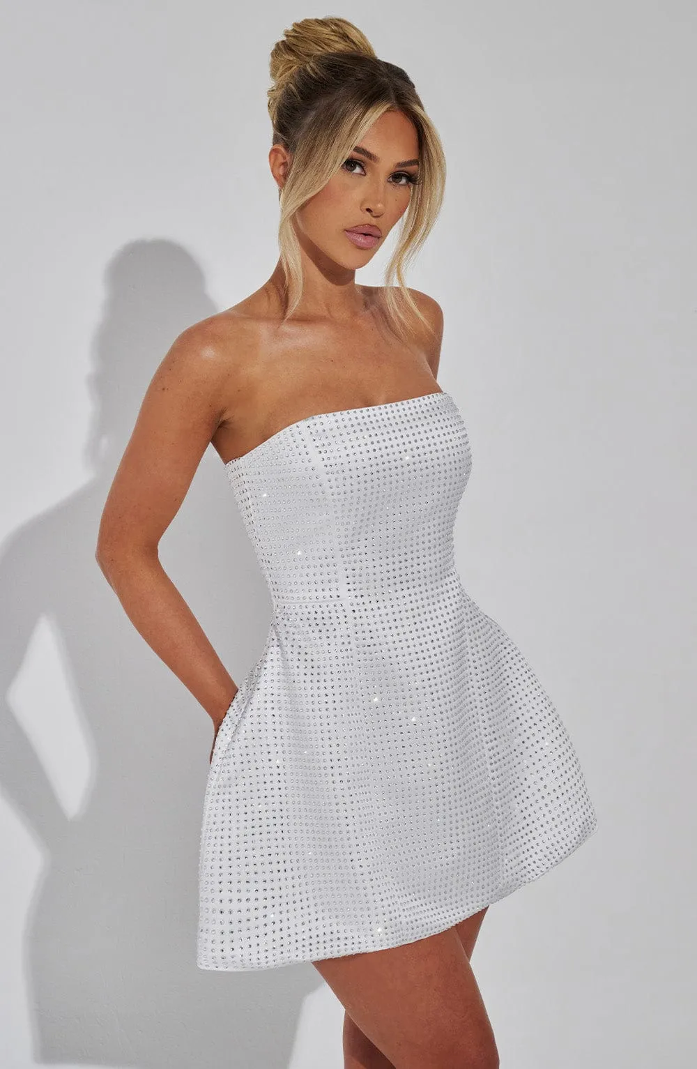 Paloma Mini Dress - Ivory sold by Babyboo Fashion product image thumbnail 4