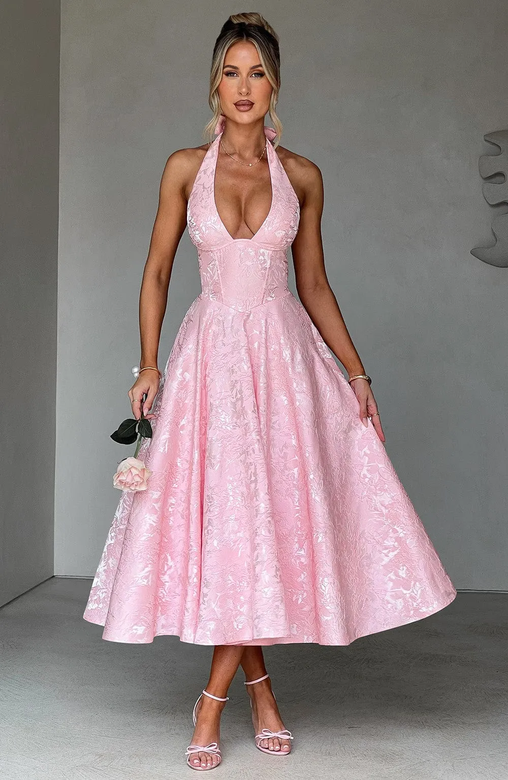 Effie Midi Dress - Blush sold by Babyboo Fashion product image thumbnail 2