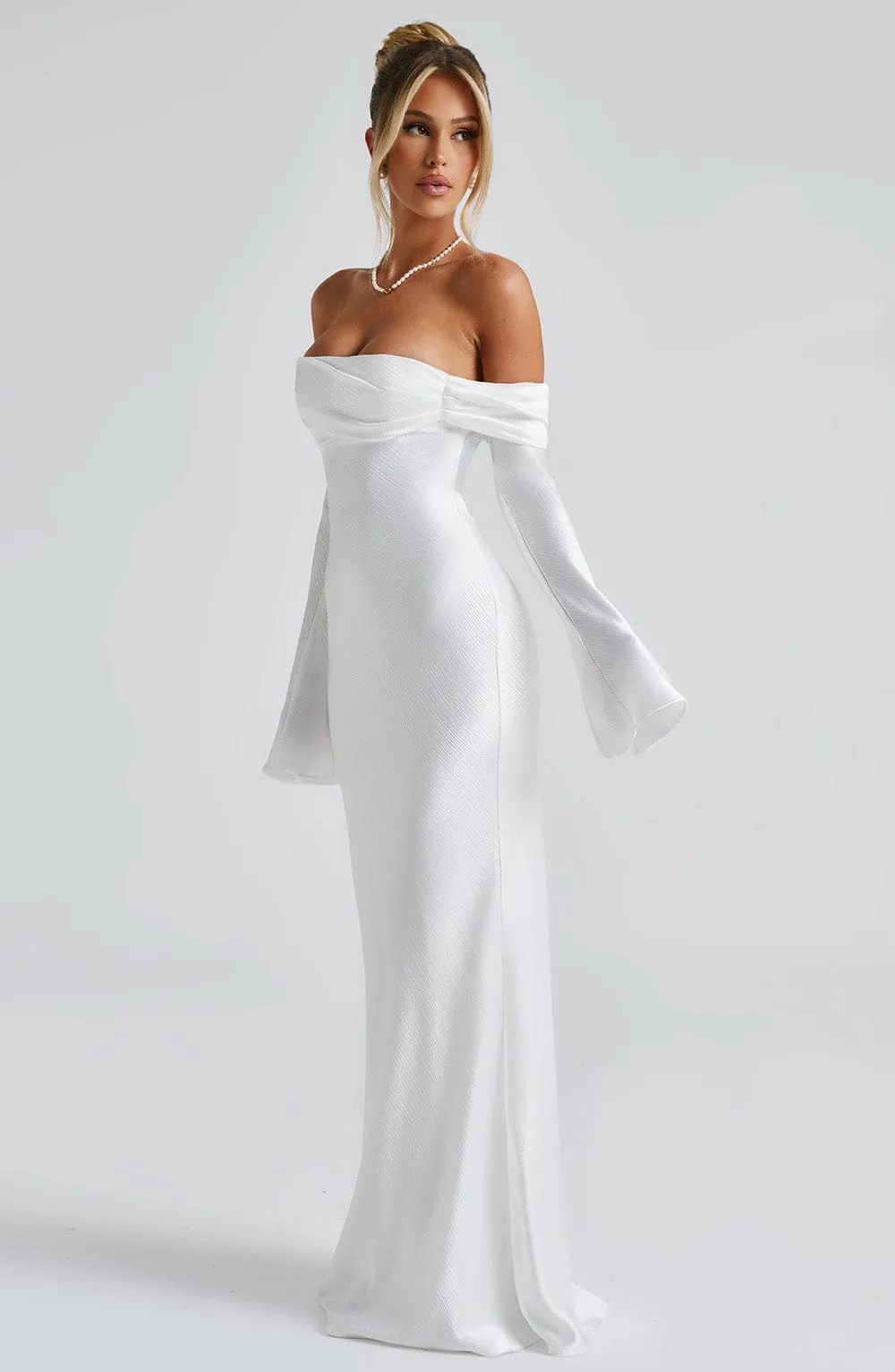 Selene Maxi Dress - Ivory sold by Babyboo Fashion product image thumbnail 5