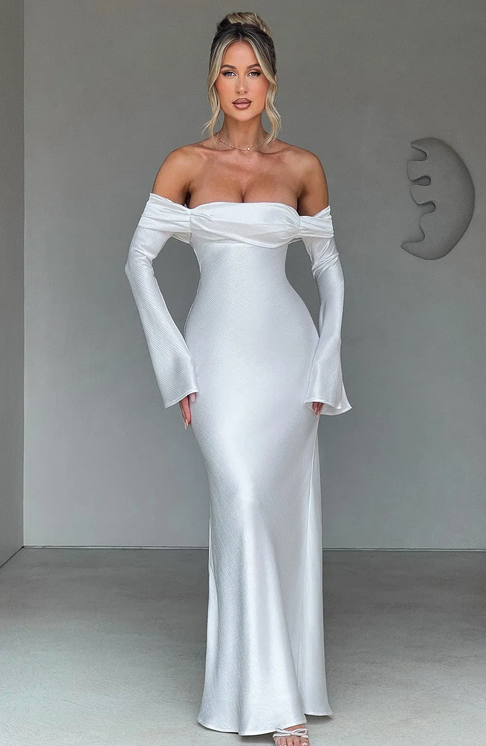 Selene Maxi Dress - Ivory sold by Babyboo Fashion