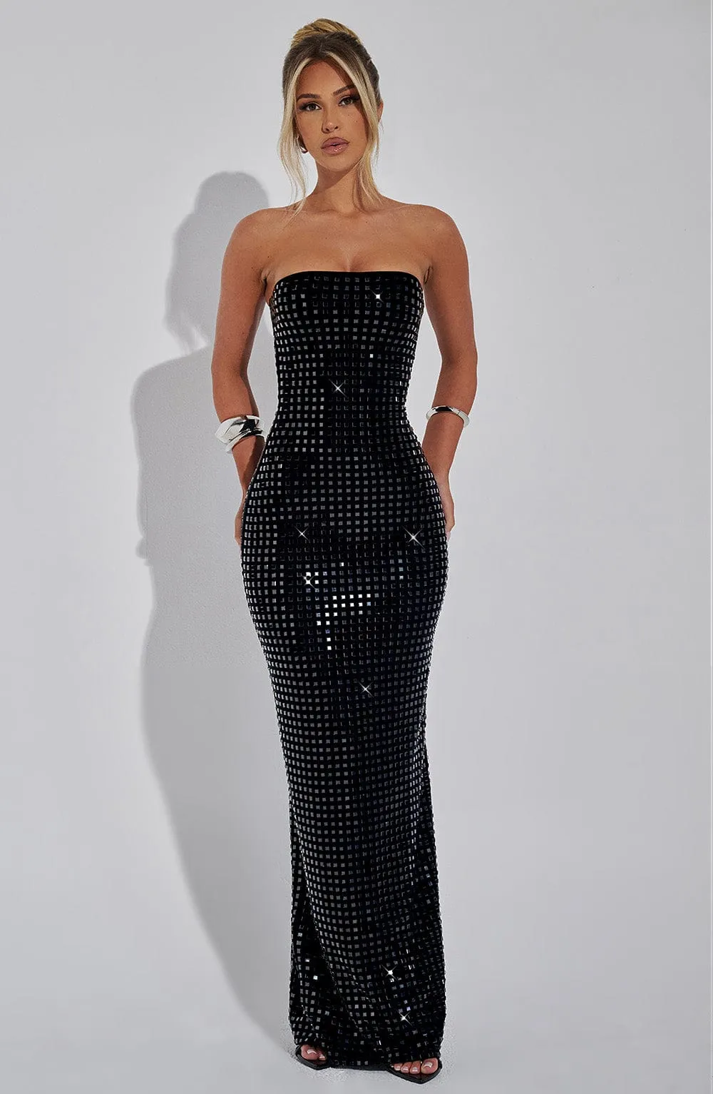 Neriah Maxi Dress - Black sold by Babyboo Fashion