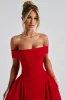 Miranda Midi Dress - Red sold by Babyboo Fashion