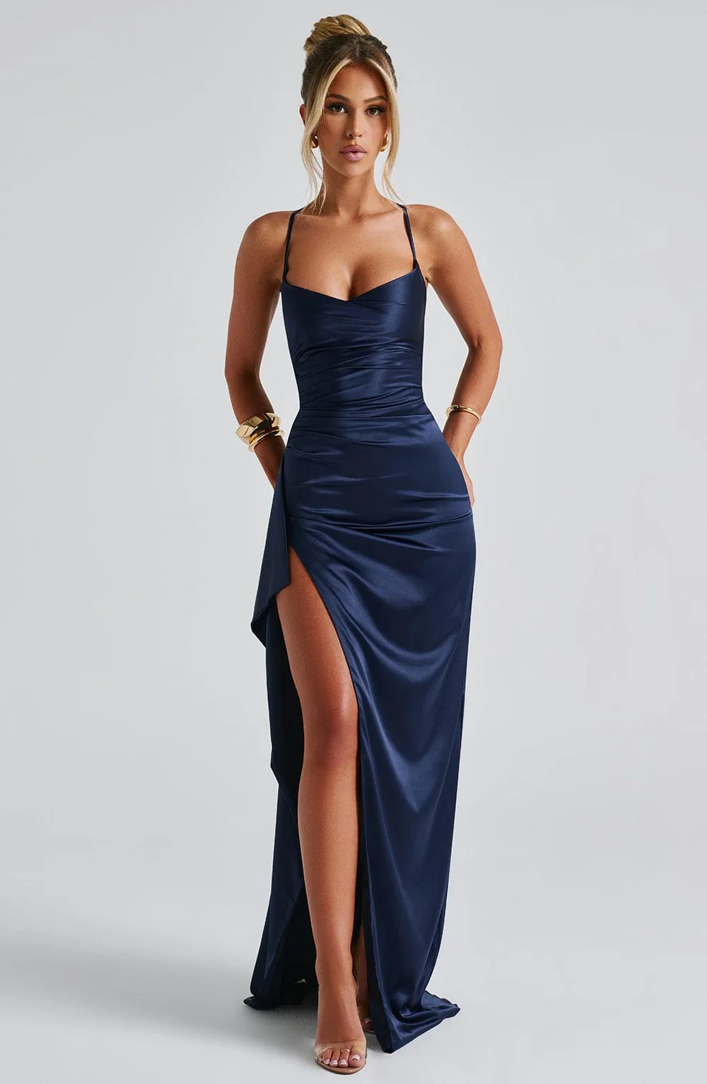 Helen Maxi Dress - Navy sold by Babyboo Fashion product image thumbnail 5