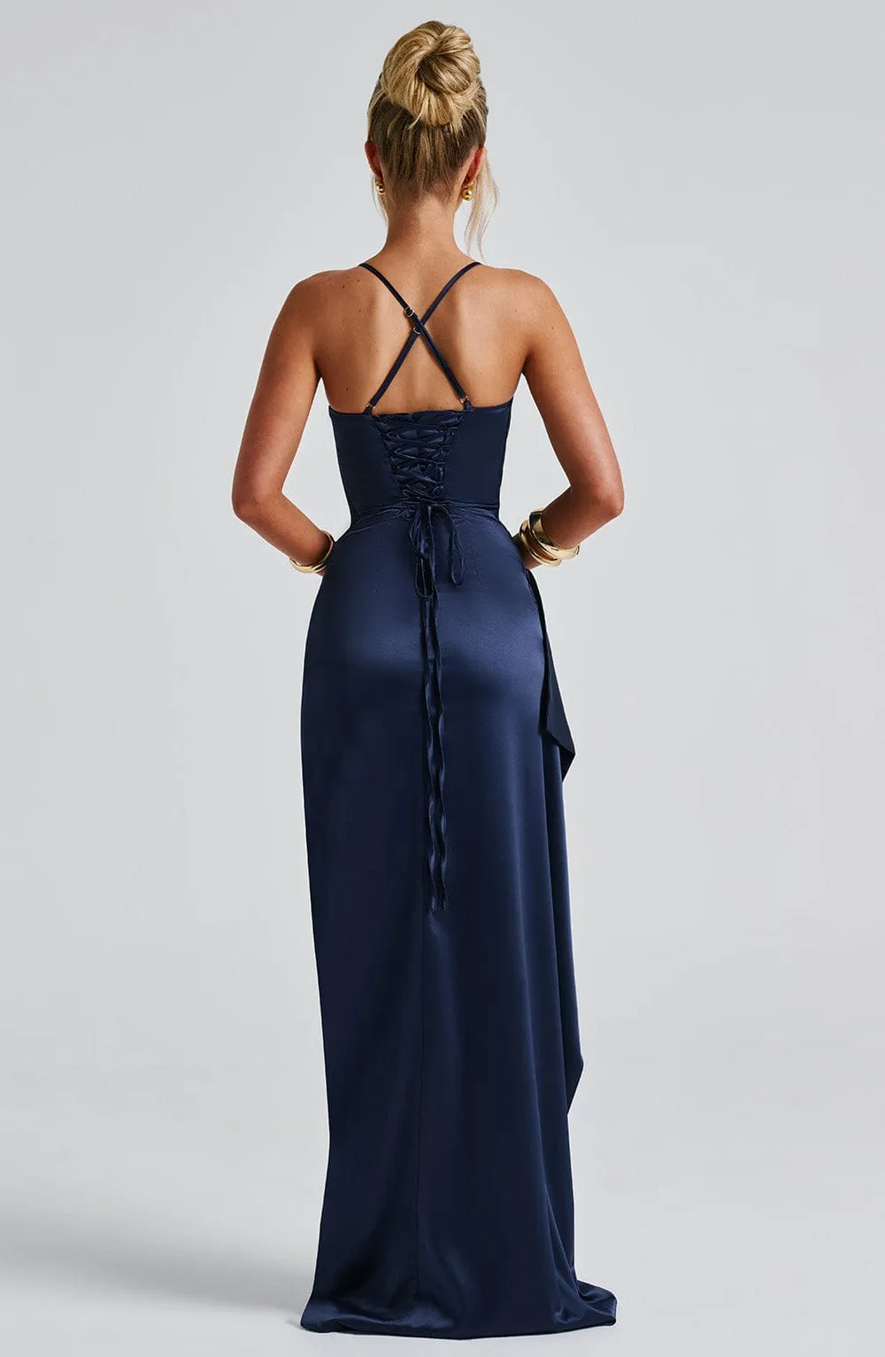 Helen Maxi Dress - Navy sold by Babyboo Fashion product image thumbnail 4