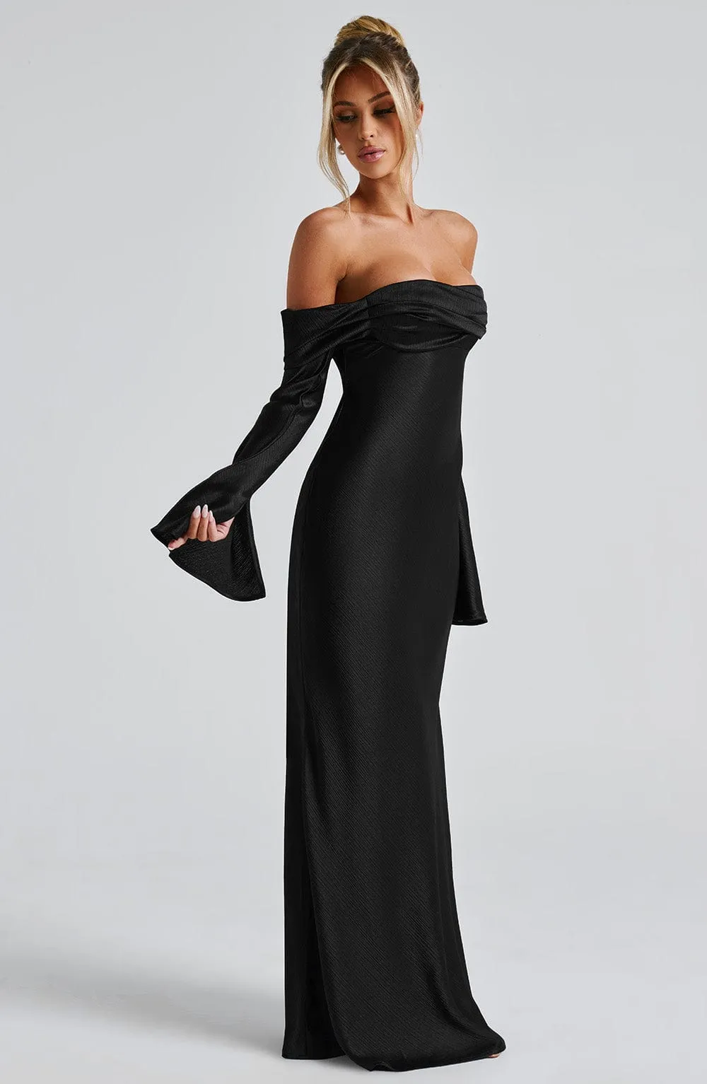 Selene Maxi Dress - Black sold by Babyboo Fashion product image thumbnail 4