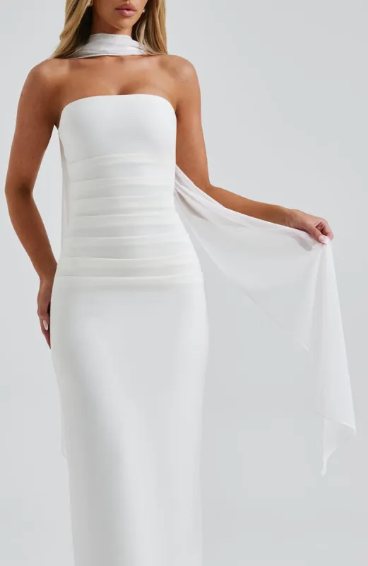 Ayla Scarf - Ivory sold by Babyboo Fashion