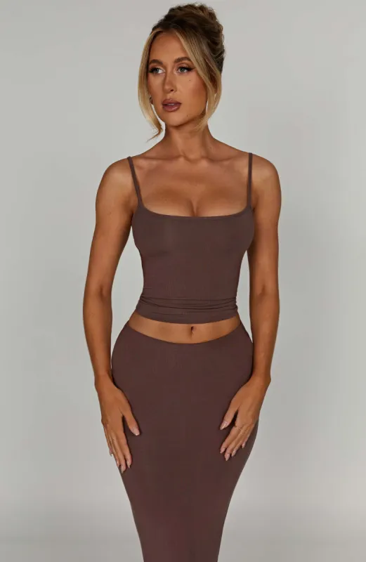 Marie Top - Chocolate sold by Babyboo Fashion