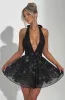 Pippa Mini Dress - Black Sparkle sold by Babyboo Fashion