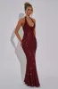 Odette Maxi Dress - Wine sold by Babyboo Fashion