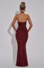 Odette Maxi Dress - Wine sold by Babyboo Fashion
