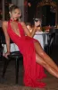 Melania Maxi Dress - Red Sparkle sold by Babyboo Fashion