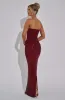 Neriah Maxi Dress - Wine sold by Babyboo Fashion