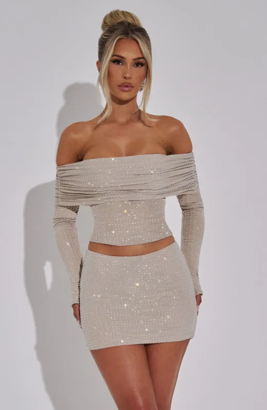 Zaya Top - Nude made by LF