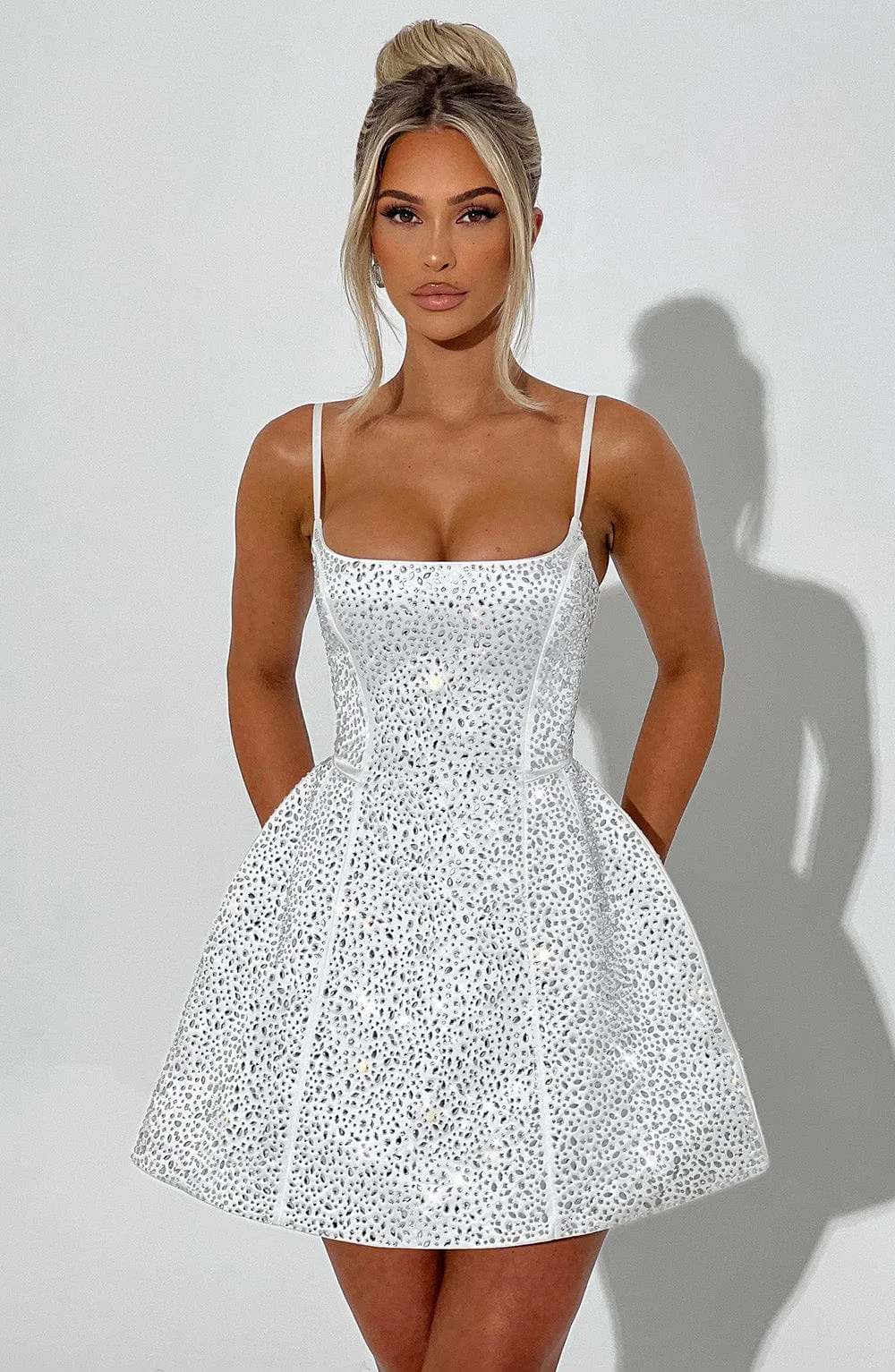 Angelique Mini Dress - Ivory sold by Babyboo Fashion product image thumbnail 5